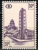 Belgium 1953-1957 Brussels Railway Stations - Railway Stamps-Stamps-Belgium-StampPhenom