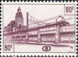 Belgium 1953-1957 Brussels Railway Stations - Railway Stamps-Stamps-Belgium-StampPhenom