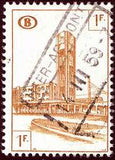 Belgium 1953-1957 Brussels Railway Stations - Railway Stamps-Stamps-Belgium-StampPhenom