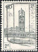 Belgium 1953-1957 Brussels Railway Stations - Railway Stamps-Stamps-Belgium-StampPhenom