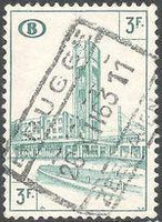 Belgium 1953-1957 Brussels Railway Stations - Railway Stamps-Stamps-Belgium-StampPhenom