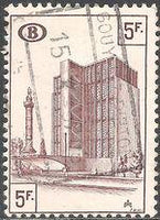 Belgium 1953-1957 Brussels Railway Stations - Railway Stamps-Stamps-Belgium-StampPhenom