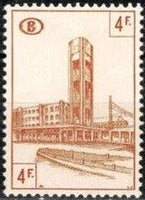 Belgium 1953-1957 Brussels Railway Stations - Railway Stamps-Stamps-Belgium-StampPhenom