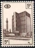 Belgium 1953-1957 Brussels Railway Stations - Railway Stamps-Stamps-Belgium-StampPhenom