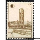 Belgium 1953-1957 Brussels Railway Stations - Railway Stamps-Stamps-Belgium-StampPhenom