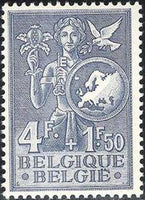 Belgium 1953 European Child Welfare Fund-Stamps-Belgium-StampPhenom