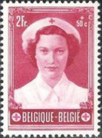 Belgium 1953 Red Cross - Princess Joséphine-Charlotte-Stamps-Belgium-StampPhenom