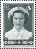 Belgium 1953 Red Cross - Princess Joséphine-Charlotte-Stamps-Belgium-StampPhenom