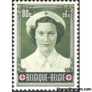 Belgium 1953 Red Cross - Princess Joséphine-Charlotte-Stamps-Belgium-StampPhenom