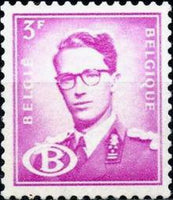 Belgium 1954-1972 Definitives King Baudouin Type " Marchand" - Service Stamps-Stamps-Belgium-StampPhenom