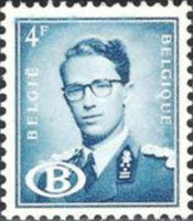 Belgium 1954-1972 Definitives King Baudouin Type " Marchand" - Service Stamps-Stamps-Belgium-StampPhenom