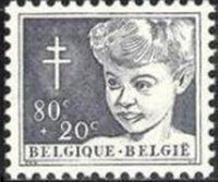 Belgium 1954 Anti Tuberculosis - Child and Paintings-Stamps-Belgium-StampPhenom