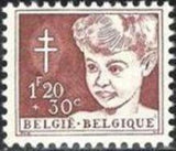 Belgium 1954 Anti Tuberculosis - Child and Paintings-Stamps-Belgium-StampPhenom