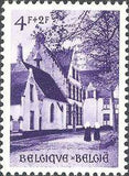 Belgium 1954 Cultural - Beguinage of Bruges - Restauration Fund-Stamps-Belgium-StampPhenom