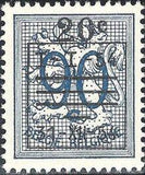 Belgium 1954 Definitives - Digit on Heraldic Lion - Precancellation and Surcharged-Stamps-Belgium-StampPhenom