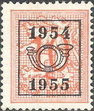 Belgium 1954 Definitives - Digit on Heraldic Lion - Precancellations-Stamps-Belgium-StampPhenom