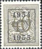 Belgium 1954 Definitives - Digit on Heraldic Lion - Precancellations-Stamps-Belgium-StampPhenom