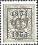 Belgium 1954 Definitives - Digit on Heraldic Lion - Precancellations-Stamps-Belgium-StampPhenom