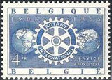 Belgium 1954 International Rotary, 50th Anniversary-Stamps-Belgium-StampPhenom