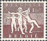 Belgium 1955 Anti Tuberculosis - Spring Joy and Portraits-Stamps-Belgium-StampPhenom