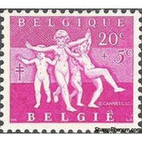 Belgium 1955 Anti Tuberculosis - Spring Joy and Portraits-Stamps-Belgium-StampPhenom