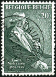 Belgium 1955 Centenary of Emile Verhaeren-Stamps-Belgium-StampPhenom