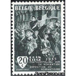 Belgium 1955 Liège Exhibition 1830 Revolution-Stamps-Belgium-StampPhenom