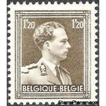 Belgium 1956-1957 Definitives - King Leopold III - Type "Open Collar "-Stamps-Belgium-StampPhenom