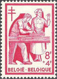 Belgium 1956 Anti Tuberculosis - Boat and Nursing-Stamps-Belgium-StampPhenom