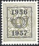 Belgium 1956 Definitives - Digit on Heraldic Lion - Precancellations-Stamps-Belgium-StampPhenom