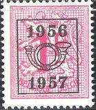 Belgium 1956 Definitives - Digit on Heraldic Lion - Precancellations-Stamps-Belgium-StampPhenom