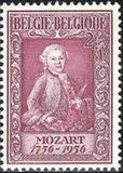 Belgium 1956 Mozart 200th Birth Anniversary-Stamps-Belgium-StampPhenom