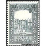 Belgium 1956 Mozart 200th Birth Anniversary-Stamps-Belgium-StampPhenom