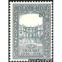 Belgium 1956 Mozart 200th Birth Anniversary-Stamps-Belgium-StampPhenom