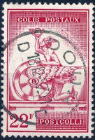 Belgium 1957 - 1959 Mercurius and Surcharged - Railway Parcel Stamps-Stamps-Belgium-StampPhenom