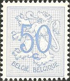 Belgium 1957-1960 Definitives - Digit on Heraldic Lion-Stamps-Belgium-StampPhenom