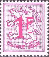 Belgium 1957-1960 Definitives - Digit on Heraldic Lion-Stamps-Belgium-StampPhenom