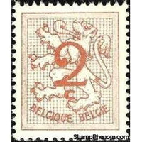 Belgium 1957-1960 Definitives - Digit on Heraldic Lion-Stamps-Belgium-StampPhenom