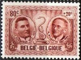 Belgium 1957 Cultural - Belgian Celebrities-Stamps-Belgium-StampPhenom