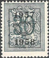 Belgium 1957 Definitives - Digit on Heraldic Lion - Precancellations-Stamps-Belgium-StampPhenom