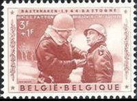 Belgium 1957 General Patton Memorial-Stamps-Belgium-StampPhenom