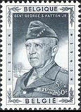 Belgium 1957 General Patton Memorial-Stamps-Belgium-StampPhenom