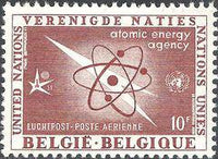 Belgium 1958 United Nation at Expo 58, Brussels and Airmail-Stamps-Belgium-StampPhenom