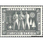 Belgium 1958 United Nation at Expo 58, Brussels and Airmail-Stamps-Belgium-StampPhenom