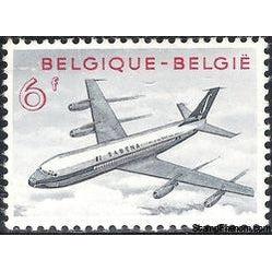 Belgium 1959 Boeing 707 SABENA-Stamps-Belgium-StampPhenom