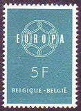 Belgium 1959 Europa-Stamps-Belgium-StampPhenom