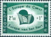 Belgium 1959 Fund for Displaced People-Stamps-Belgium-StampPhenom