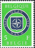 Belgium 1959 NATO 10th Anniversary-Stamps-Belgium-StampPhenom