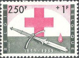 Belgium 1959 Red Cross - Solferino Battle-Stamps-Belgium-StampPhenom