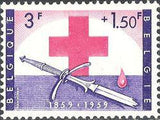 Belgium 1959 Red Cross - Solferino Battle-Stamps-Belgium-StampPhenom